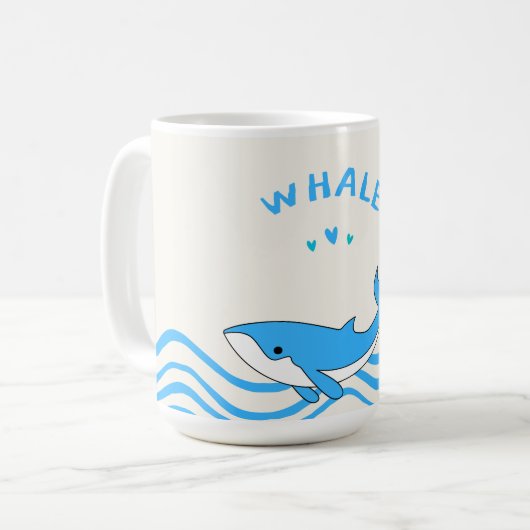walvis koffiemok (Voorkant links)