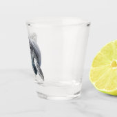 Walvis Kunst Oceaan Strand Shot Glas (Rechts)