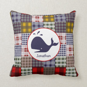 walvis + Madras Pset Pillow Kussen