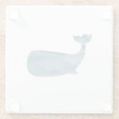 Walvis Marble Stone Onderzetter Glazen Onderzetter (Achterkant)