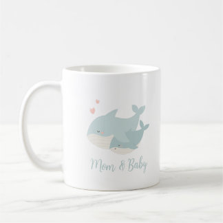 Walvis moeder en Baby Koffiemok