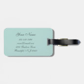  walvis Nantucket MA Inc 1671 Bagagelabel (Achterkant horizontaal)