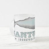 walvis Nantucket Massachusetts MA Inc 1671 Matglas Koffiemok (Voorkant links)