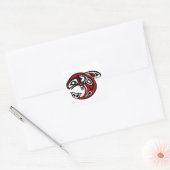 Walvis, Natuur, Haida Vierkante Sticker (Envelop)