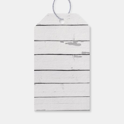 Walvis Nautical Shiplap Rustiek Gift Label Cadeaulabel (Achterkant)