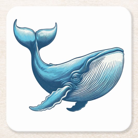 Walvis Nautisch Onderzetter (Voorkant)