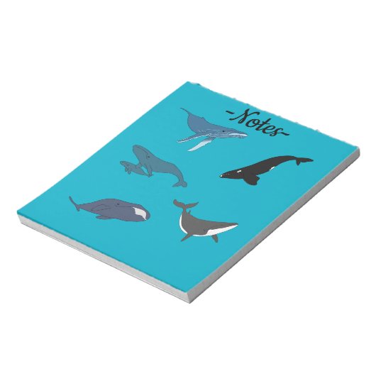 Walvis Notitieblok (Linkerzijde)