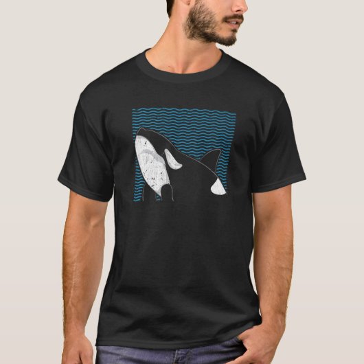 Walvis Ocean Animal Orca Killer Whale T-shirt (Voorkant)