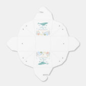 Walvis onder het Zee Baby shower Dank u Bedankdoosjes (Uitgevouwen)
