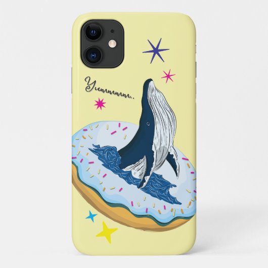 walvis op donut-hoesje Case-Mate iPhone case (Achterkant)