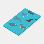 Walvis Post-it® Notes (Schuin)