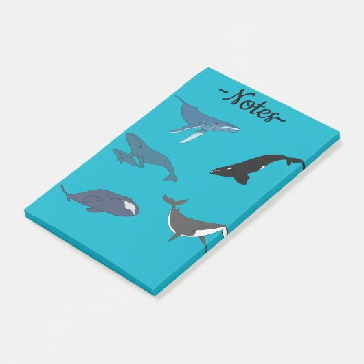 Walvis Post-it® Notes (Schuin)
