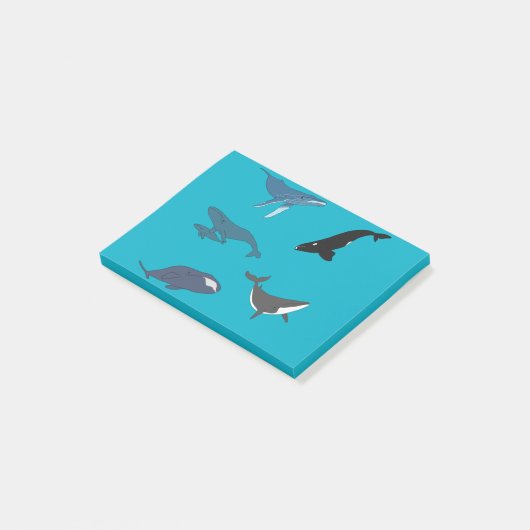 Walvis Post-it® Notes (Schuin)