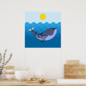 walvis poster (Keuken)