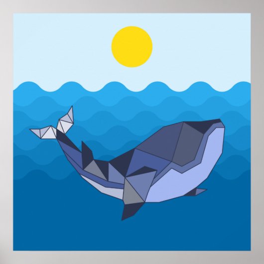 walvis poster (Voorkant)