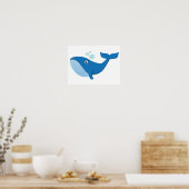 walvis poster (Keuken)