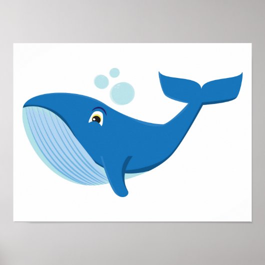 walvis poster (Voorkant)