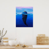walvis poster (Keuken)