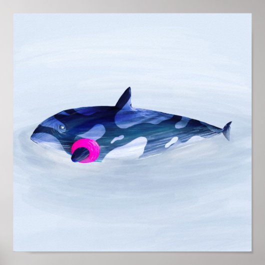 walvis poster (Voorkant)