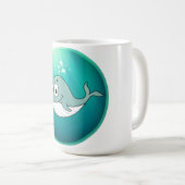 Walvis, Potvis, Onderwater Koffiemok (Voorkant rechts)