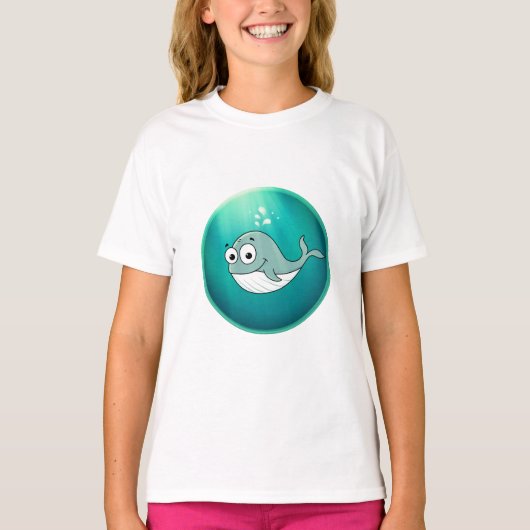 Walvis, Potvis, Onderwater T-shirt (Voorkant)