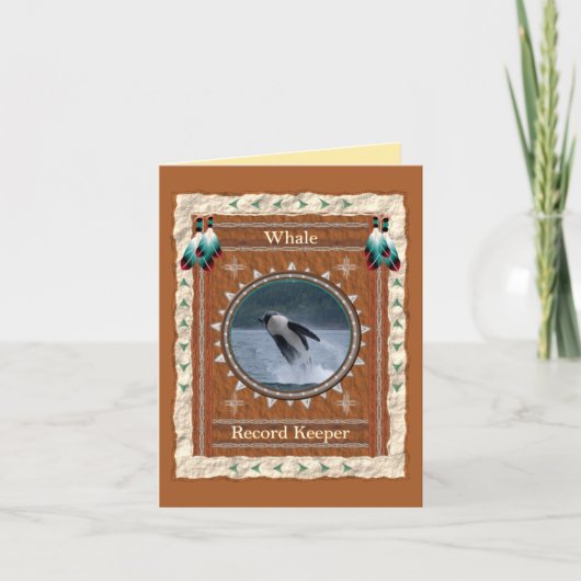 Walvis Record Keeper Energie Kaart (Voorkant)