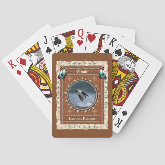 Walvis Record Keeper Energie Pokerkaarten (Achterkant)