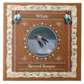 Walvis Record Keeper Energie Tegeltje (Voorkant)