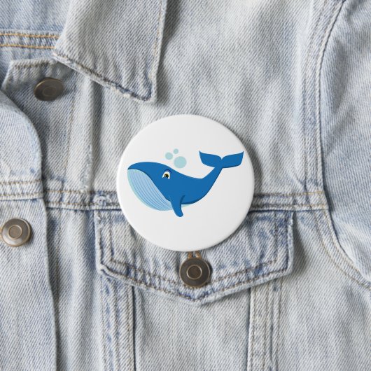 walvis ronde button 7,6 cm (In situ)