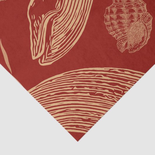 walvis rood tissuepapier (Detail)