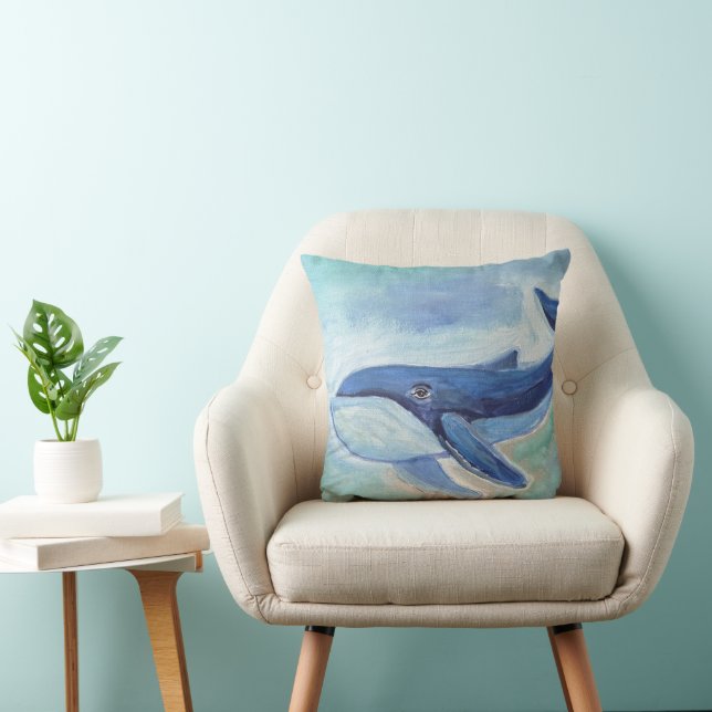 Walvis Schilderij  Kussen (Stoel)