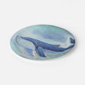 Walvis Schilderij Papieren Bordje (Gekanteld)