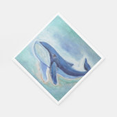Walvis Schilderij Servet (Hoek)