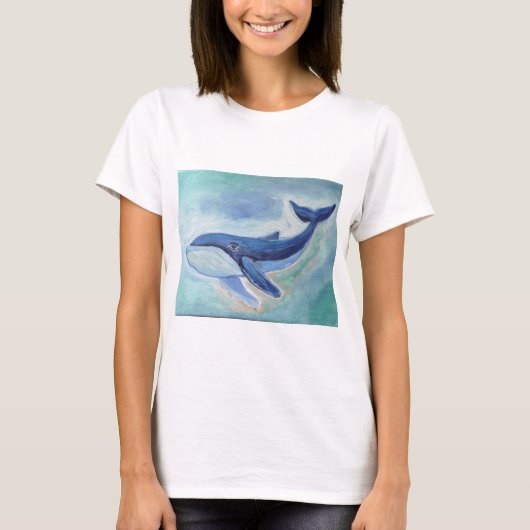 Walvis Schilderij T-shirt (Voorkant)