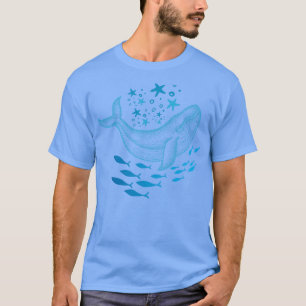 Walvis Scuba duiken Ocean liefhebbers Duiker T-shirt