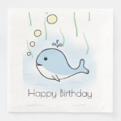 walvis servet (Voorkant)