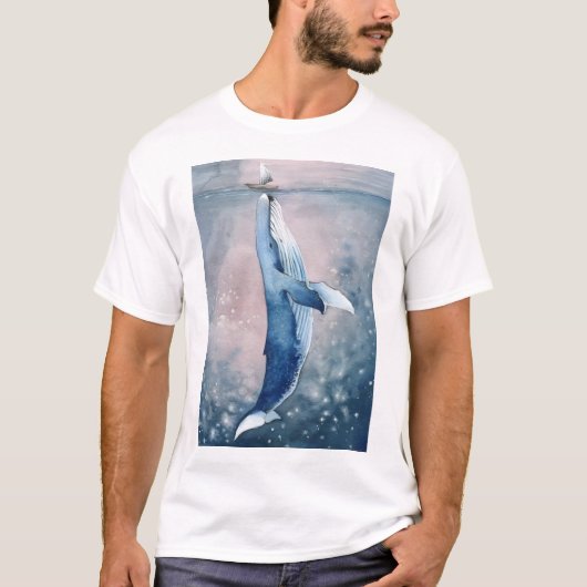 walvis-shirt t-shirt (Voorkant)