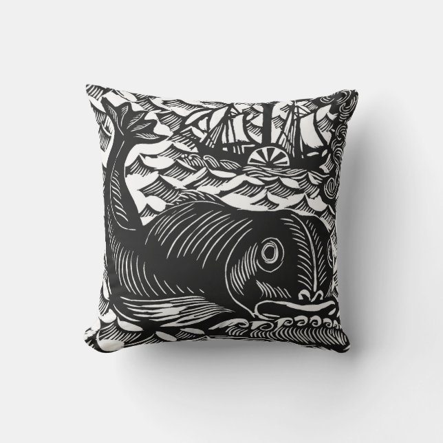 Walvis Sierkussen van Raoul Dufy Woodcut (Voorkant)