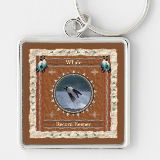 Walvis - Sleutelhouder Record Keeper Sleutelhanger (Voorkant)
