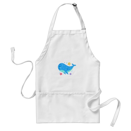 walvis standaard schort (Voorkant)