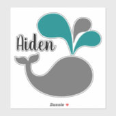 walvis sticker (Vel)