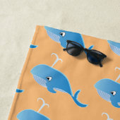 Walvis - strandhanddoek strandlaken (In situ)