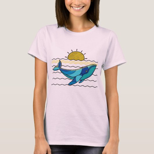 walvis t-shirt (Voorkant)