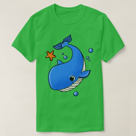 walvis t-shirt (Design voorkant)
