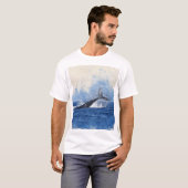 walvis-T-shirt T-shirt (Voorkant volledig)
