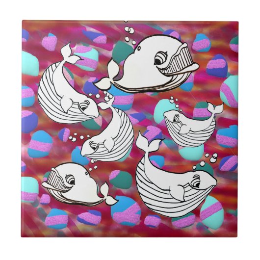 walvis tegeltje (Voorkant)