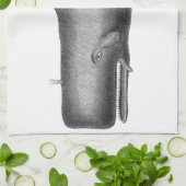  walvis theedoek (Gevouwen)