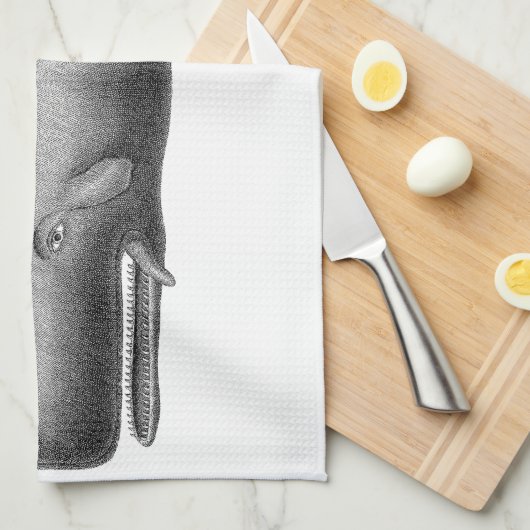  walvis theedoek (Quarter Fold)