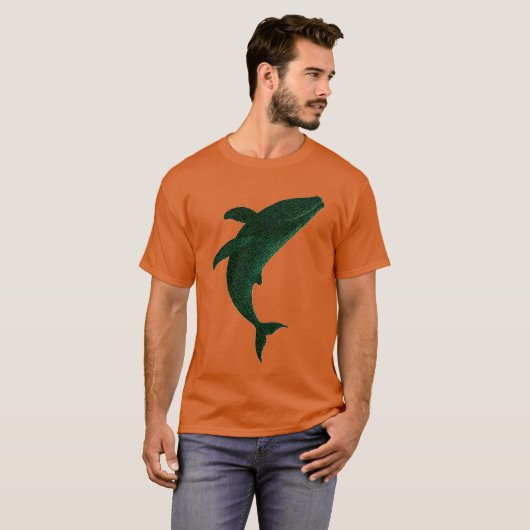 Walvis van een code t-shirt (Voorkant volledig)