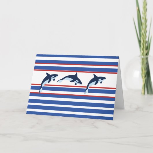 Walvis van een Goede Verjaardag Kaart (Voorkant)